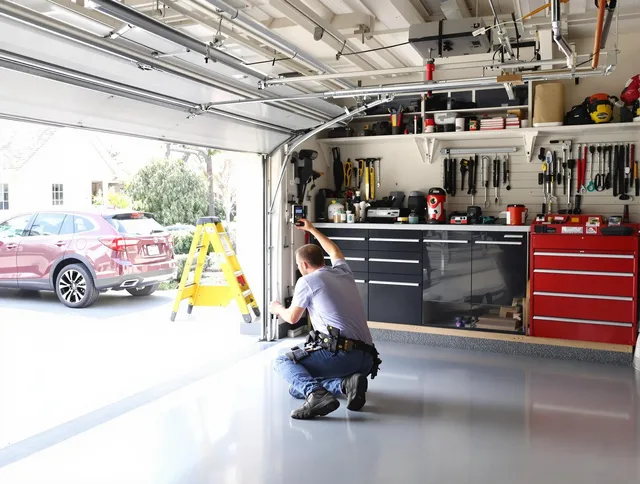 Local garage door repair service by Reynoldsburg Garage Door Repair in Reynoldsburg