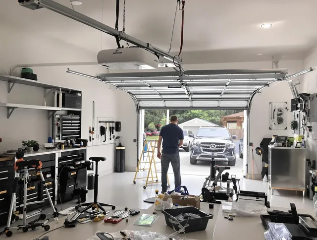 Garage door opener installation by Reynoldsburg Garage Door Repair in Reynoldsburg