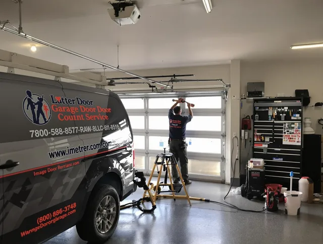 Reynoldsburg Garage Door Repair team performing same-day garage door repair in Reynoldsburg